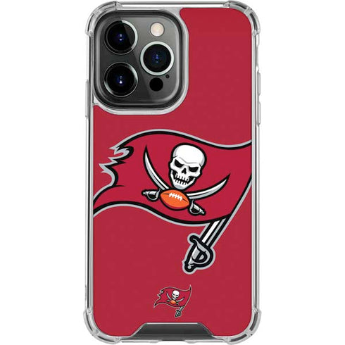 NFL Tampa Bay Buccaneers Large Logo iPhone 16 Pro Clear Case